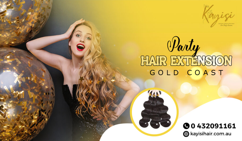 Party Hair extension Gold Coast